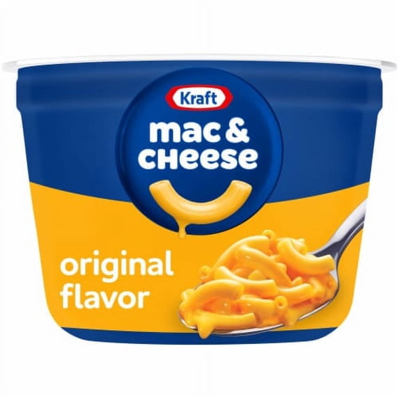2X - Kraft Original Mac N Cheese Macaroni and Cheese Cups Easy Microwavable Dinner