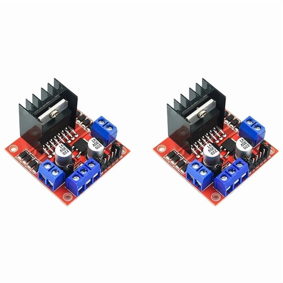 Motor Module Cfc 2X L298N Module Dual H-Bridge Stepper Motor Driver Board Module 2A/25W ...