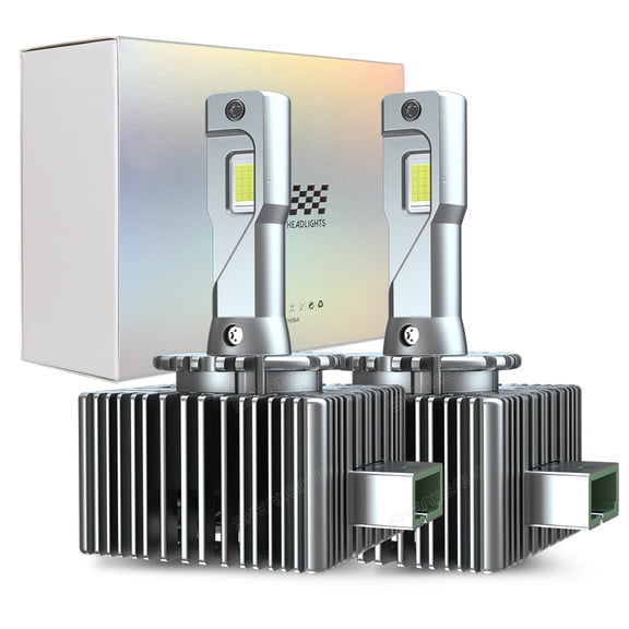 2X LED Headlight Bulbs 70W Replace D3S D3R HID Xenon Super White 6500K Conversion Kit