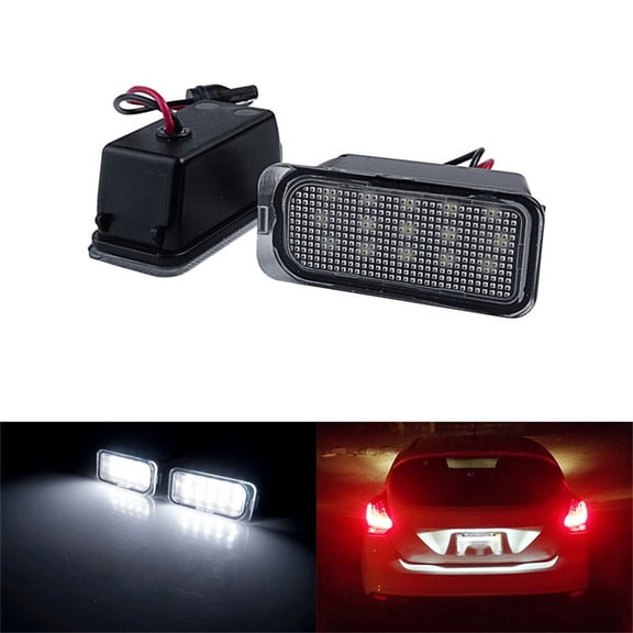 2X LED License Number Plate Light 1423046 For Ford Transit Courier Tourneo Focus