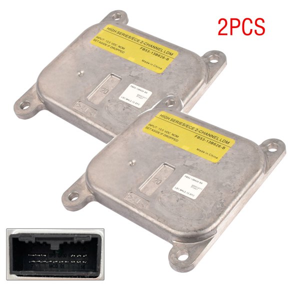 2X LED MODULE FIT FOR 2016-2019 FOR EXPLORER HEADLIGHT-CONTROLLER FB53-13B626-B