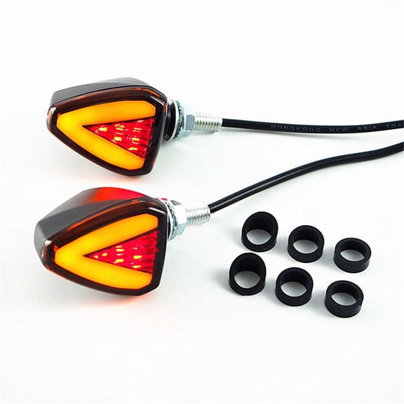 2X LED Turn Signal Light Indicator Brake Lamp DRL fit for Scooter Motorcycle