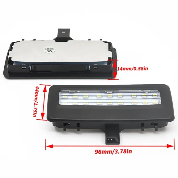 WF-2X LED Vanity Mirror Light For BMW F10 F11 F07 F01 reading lights Car Accessories styling auto led interior light