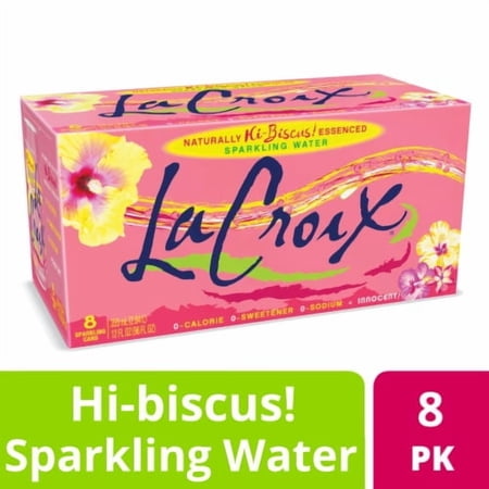 2X-LaCroix Hibiscus Flavored Sparkling Water Cans - 12 fl oz - 8 pk