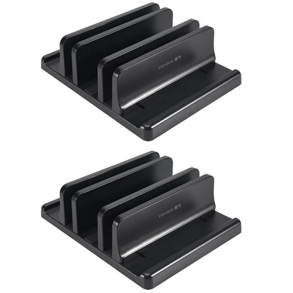 2X Laptop Stand Vertical Computer Stand Vertical Desktop Stand Space ...