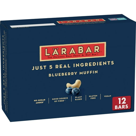 2X - Larabar Blueberry Muffin Bars - 12ct/19.2oz