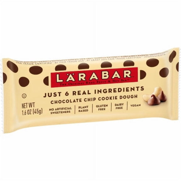 2X-Larabar Chocolate Chip Cookie Dough Fruit & Nut Bar - 1.6 oz