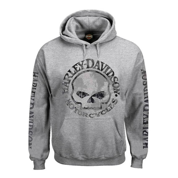 2X-Large Men's Hooded Sweatshirt, Willie G Skull Hoodie (2XL) 30296654