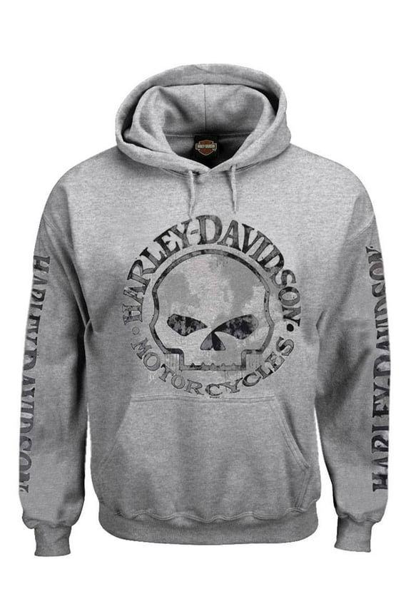 2X-Large Men's Hooded Sweatshirt, Willie G Skull Hoodie (2XL) 30296654