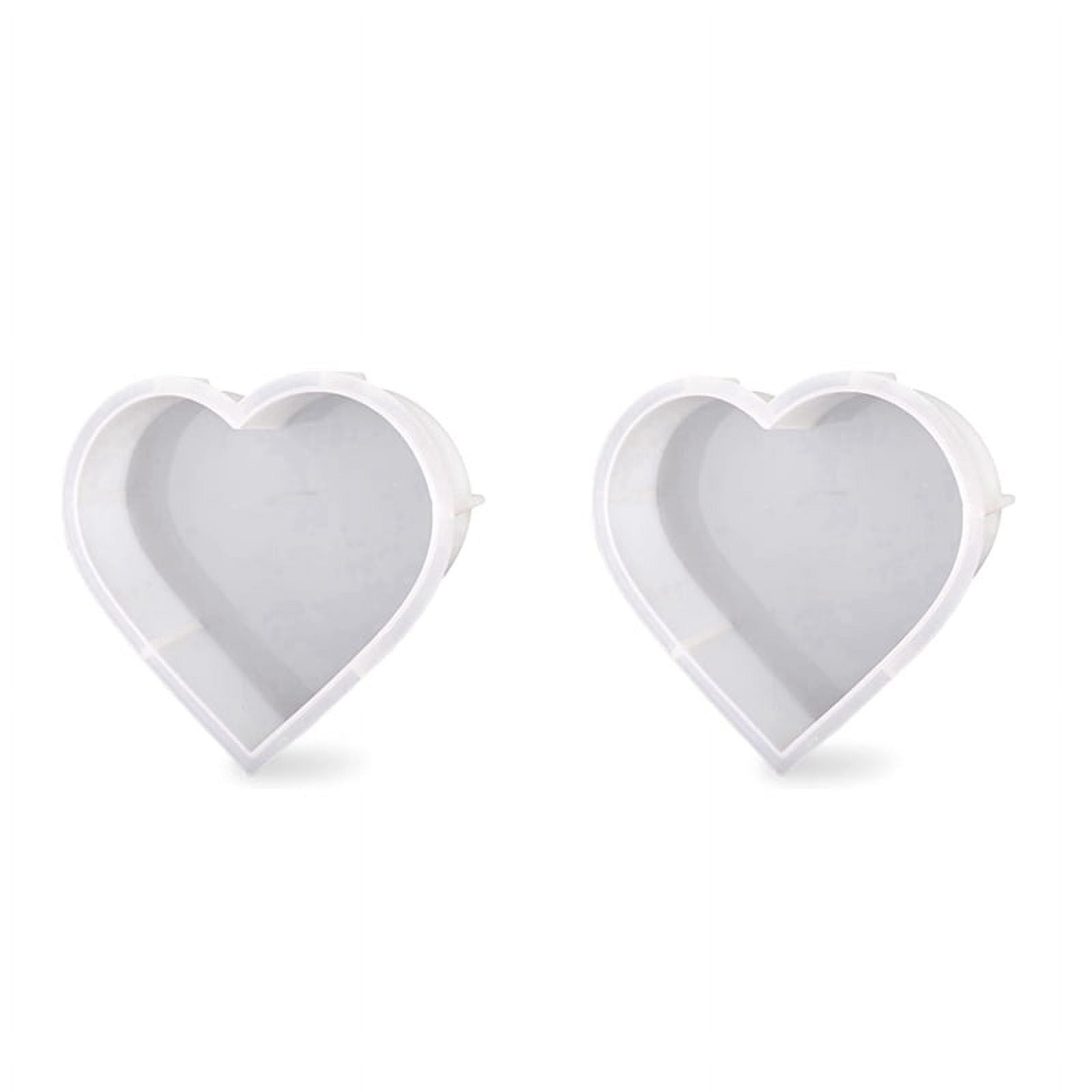 2X Large Silicone Molds for Resin, Heart Resin Mold, Epoxy Resin Molds for Flowers Preservation, Resin Art Casting