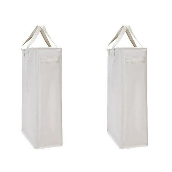2X Laundry Hamper Handles Narrow Foldable Laundry Basket Thin Laundry Basket Dirty Clothes Laundry Basket C