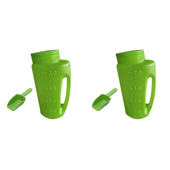 2X Lawn Seed Spreader, Handheld Shaker for Lawn Seeds, Salt, Calcium,Deicer, Weed and Feed Spreader, Adjustable