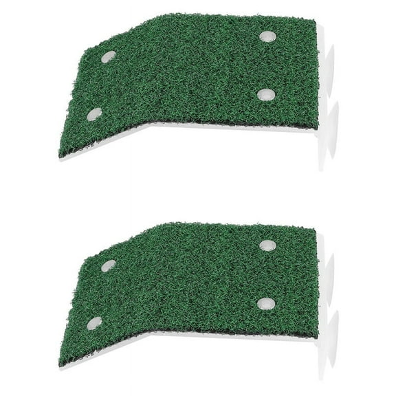 2X Lawn Turtle Basking Platform Turtle Resting Basking Platform, Simulation Grass Turtle Ramp for Turtle Tank, Reptile M