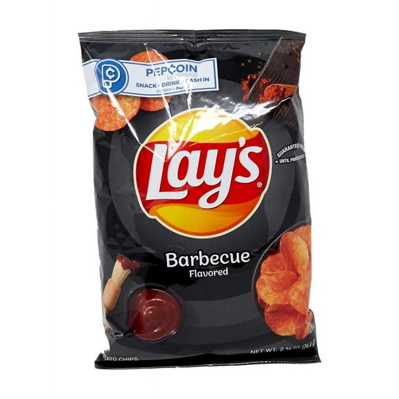 2X - Lay,S Potato Chips Bbq, 2.5 Oz