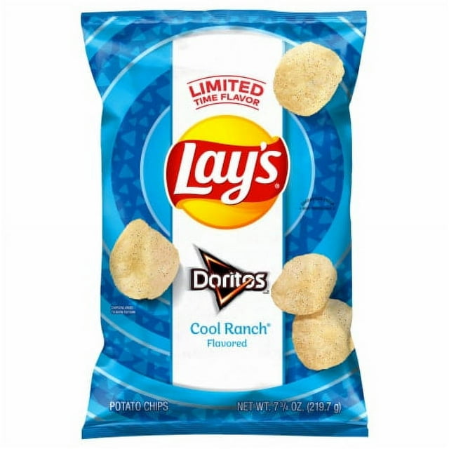 2XLay's Doritos Crazy Cool Ranch Flavored Potato Chips 7.75 oz