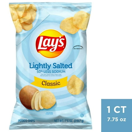 2X - Lay's Lightly Salted Classic Potato Chips - 7.75oz