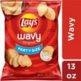 thumbnail image 1 of 2X-Lay's Original Wavy Potato Chips Party Size - 13 oz, 1 of 2