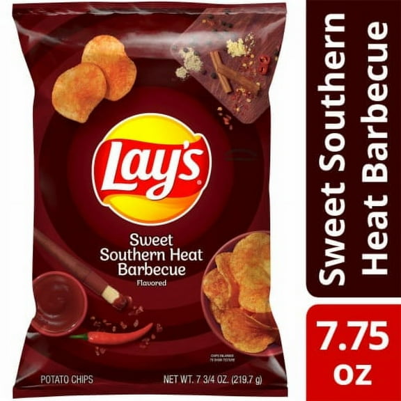 2X-Lay's Sweet Southern Heat Barbecue Potato Chips - 7.75 oz