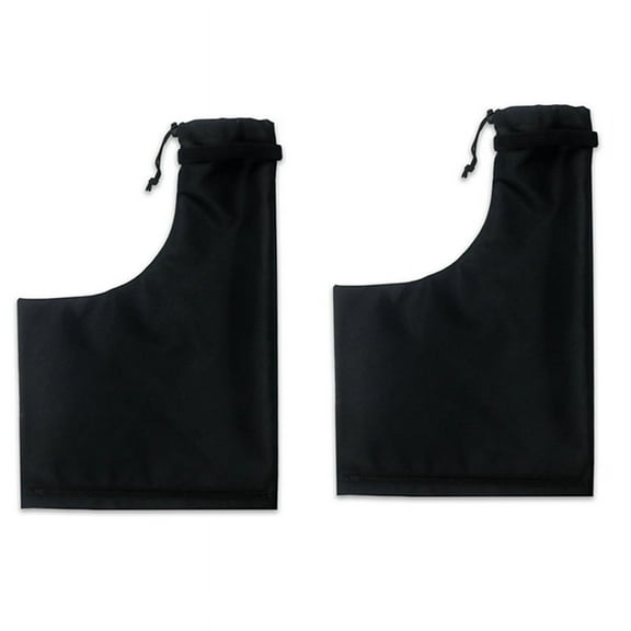 2X Leaf Blower Vacuum Bag Garden Tool Accessories for Electric Lawn Yard Shredder Reusable Washable Universal Vacuum Bag,2 * Leaf Blower Vacuum Bag,black