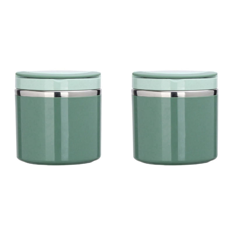 2X Leakproof Lunch Bento Box Stainless Steel Soup Cup Food Container