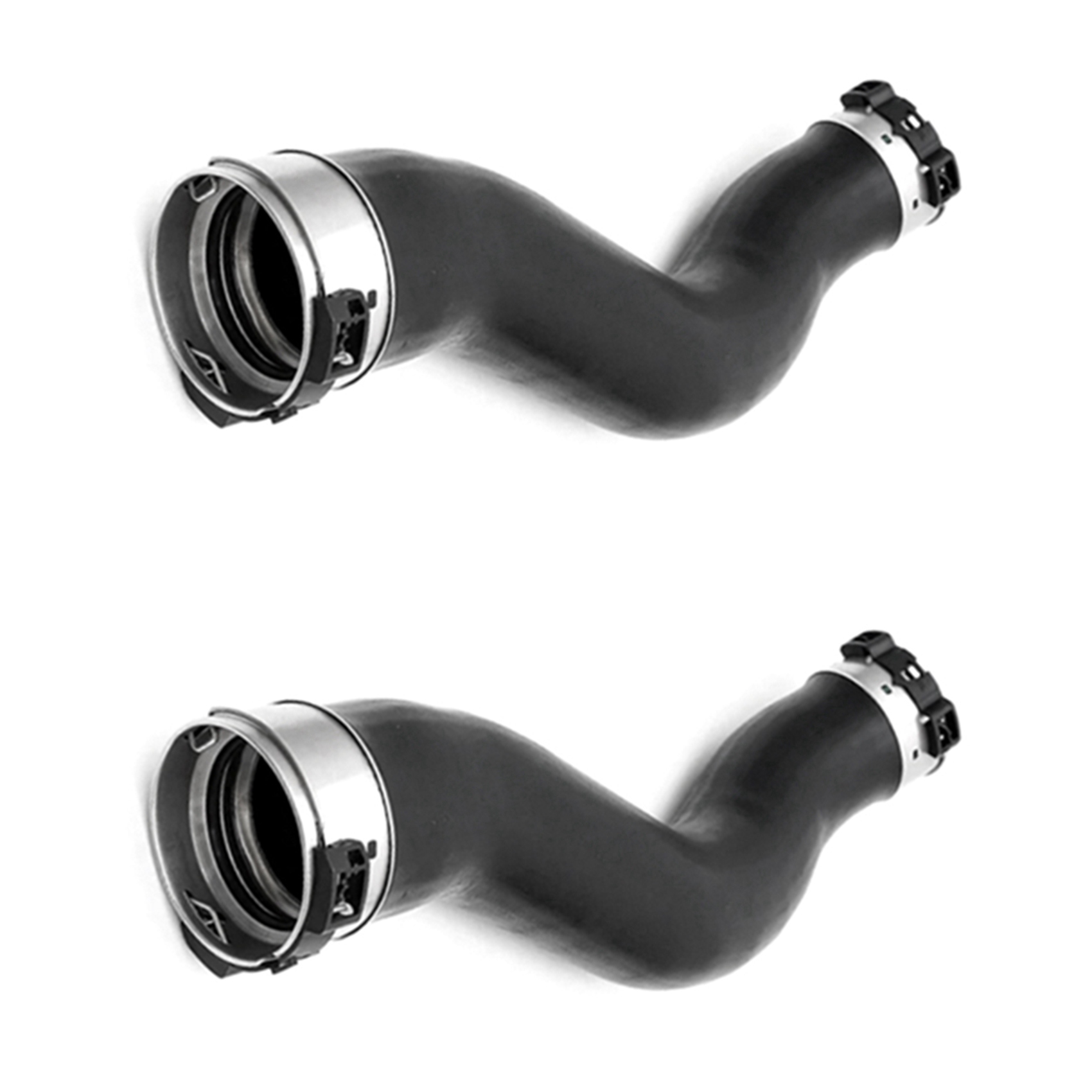 2X Left Side Engine Intercooler Air Intake Hose Water Coolant Pipe for
