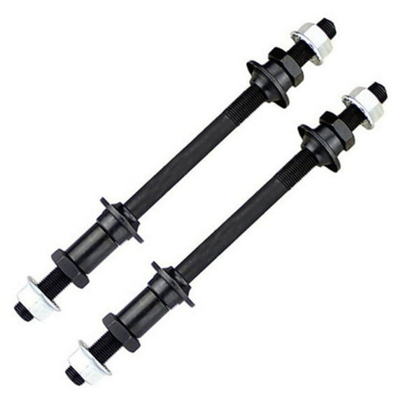 NEW 2X Lengthened 240mm Mountain Bike Snow Bicycle Hubs Rear Axle Refitted Solid Accessory