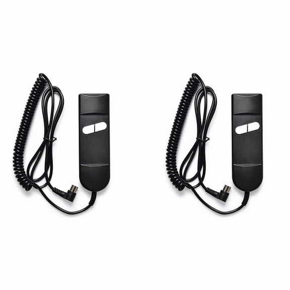 2X Lift Chair Remote Replacement, 5 Pin 2 Button Power Recliner Remote Replacement Parts for Okin Limoss Pride - Elbow