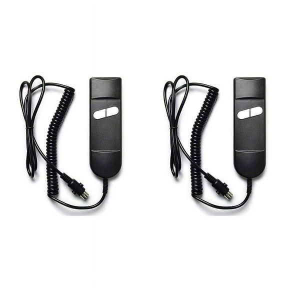 2X Lift Chair Remote Replacement, 5 Pin 2 Button Power Recliner for Okin Limoss Pride - Straight