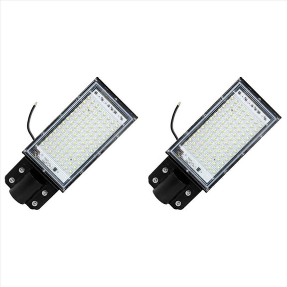 2X Lighting LED Street Light Floodlight Integrated Road 100W Waterproof Garden Outdoor