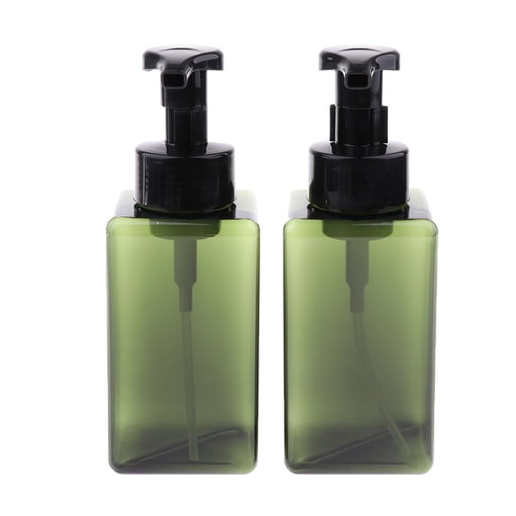 2X, Liquid Hand Soap Dispenser Foaming Pump - Empty Containers for Soap on Kitchen And Bathroom Countertops for Kids - Refillable Eco