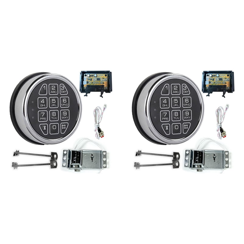 2X Lock Replacement Chrome Digital Keypad Electronic Lock - Walmart.com