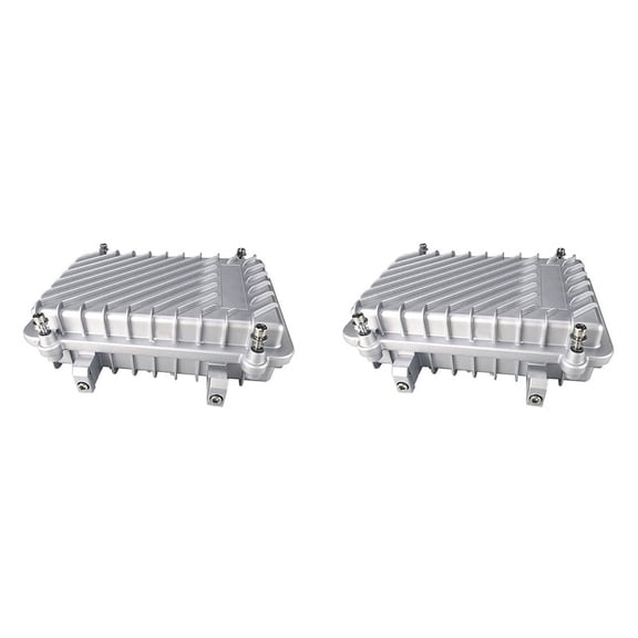 2X Long Range Wireless AP Bridge Amplifier IP66 Box Cast Aluminum Metal Housing for Communication Base Station