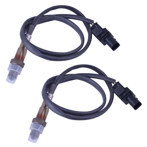 2X Lsu4.9 O2 Uego Wideband Oxygen Sensor for Plx Aem 30-2004 0258017025,2* sensor,Black