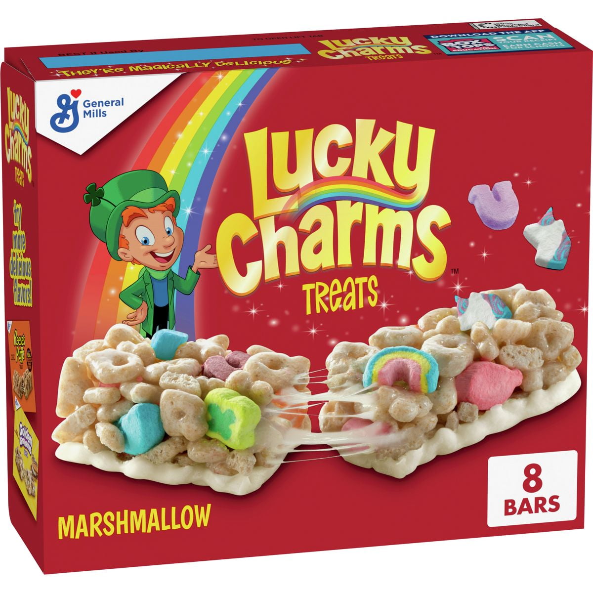 Lucky Charms Marshmallow Flavored Bars - 8ct