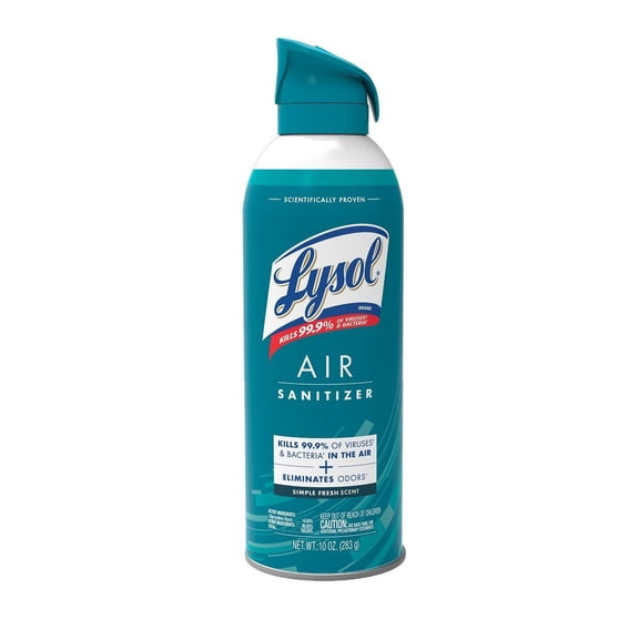 2X - Lysol Air Sanitizing Spray - Simple Fresh - 10oz