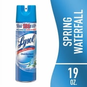 2X - Lysol Disinfectant Spray, Sanitizing&nbsp;Antibacterial&nbsp;Spray, Spring Waterfall, 19 oz