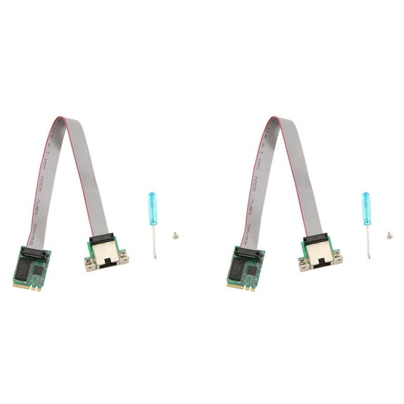 2X M.2 A+E KEY 2.5G Ethernet LAN Card RTL8125B Industrial Control Network Card M.2 Gigabit Ethernet Network Card
