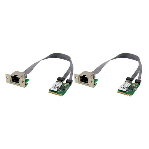 2X M.2 A+E KEY 2.5G Ethernet LAN Card RTL8125B Industrial Control Network Card PCI Network Adapter
