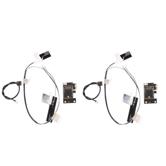 2X M.2 Adapter M2 NGFF Key A E To Pci Express PCI-E 1X NGFF Support 2230 Wireless Network Card For AX200 9260AC