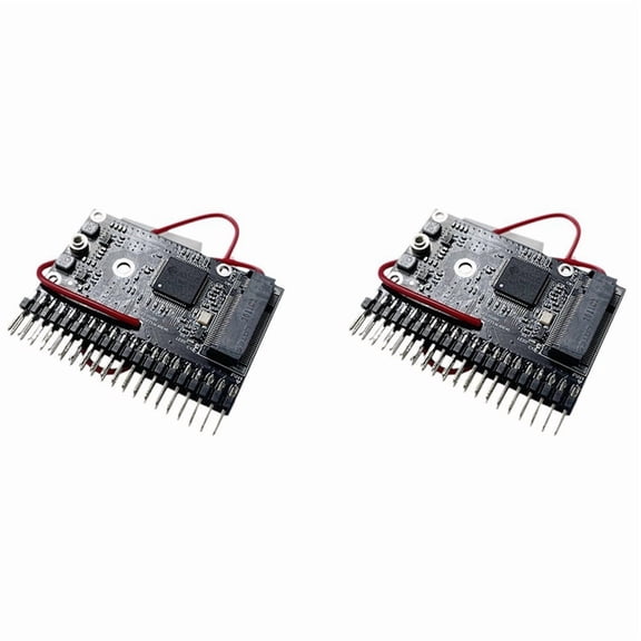 2X M.2 NGFF to 3.5inch IDE 44pin Adapter Card NGFF SSD to 3.5 IDE Converter 150MB/S M.2 IDE Adapter for Computer,2 x adapter card 2 x screwdriver 2 pack x screws,Black