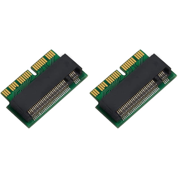 2X M.2 NVME SSD Convert Adapter for Upgraded Air Pro Retina Mid 2013-2017, AHCI SSD Upgraded Kit