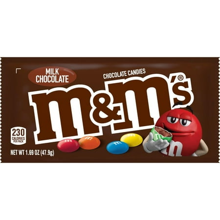 2X - M&M,S, Milk Chocolate, 1.69 Oz