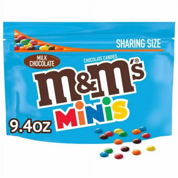 2X - M&M'S Minis Milk Chocolate Candy, Sharing Size Bag