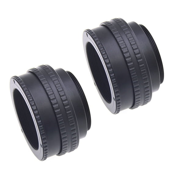 2X M42 to M42 Lens Adjustable Focusing Helicoid Macro Tube Adapter-17mm to 31mm,2 x M42 to M42 Mount Lens Adjustable Focusing Helicoid Macro Tube Adapter - 17mm to 31mm,Black