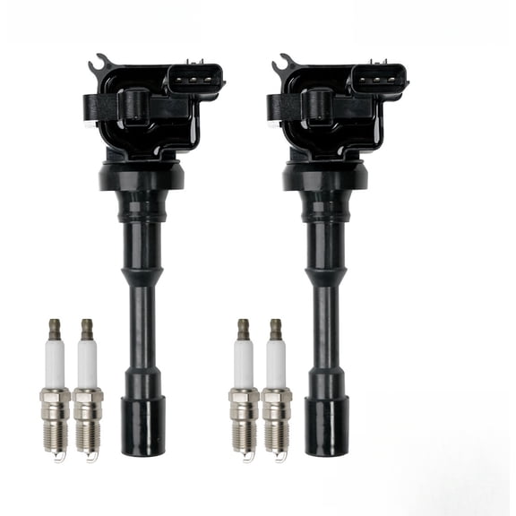 2X MD361710 Ignition Coils +4 Spark Plug for Mitsubishi Mirage Lancer Space Star