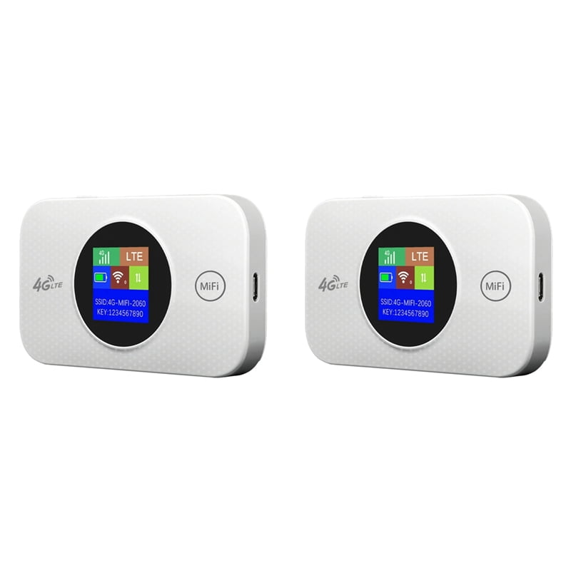 2X MF968 4G WIFI Hotspot 4G SIM WIFI Router with Sim Card Slot 4G Mini LTE Router Travel WiFi Router 3000mah 150mbps