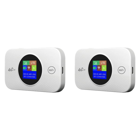 2X MF968 4G WIFI Hotspot 4G SIM WIFI Router with Sim Card Slot 4G Mini LTE Router Travel WiFi Router 3000mah 150mbps