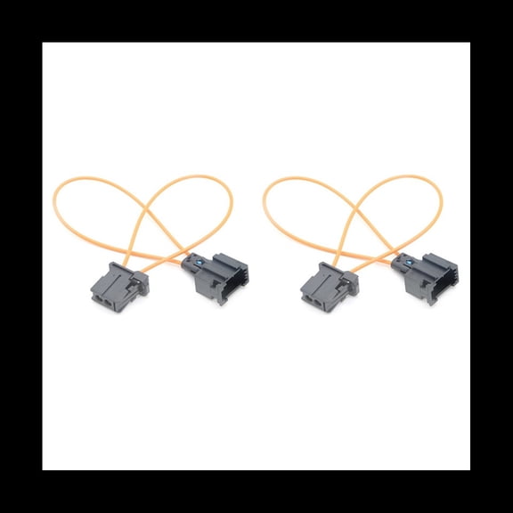 2X MOST Fiber Optic Loop Bypass MALE & FEMALE Kit Adapter for,2x Male Connector,2x Female Connector,black