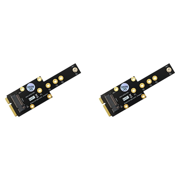 2X MSATA to M.2 Key B Adapter M.2 SSD to MSATA Adapter MSATA to M.2 Key B SSD Adapter