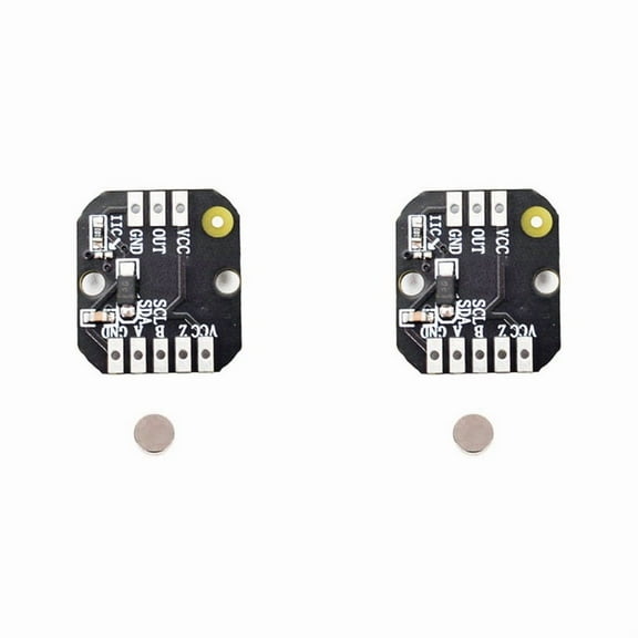 2X MT6701 Magnetic Encoder Module PWM/I2c Brushless Motor Encoder ABZ Mode 1024 Lines Replaces AS5600 Module